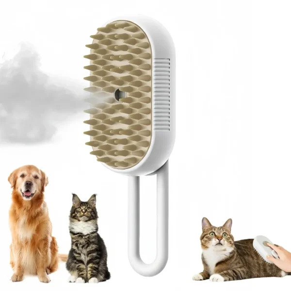 Cat Dog Pet Spray Massage Brush