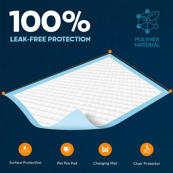 100 17.7"x13" inch 6-layer protective structure Disposable
